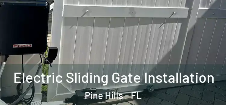 Electric Sliding Gate Installation Pine Hills - FL